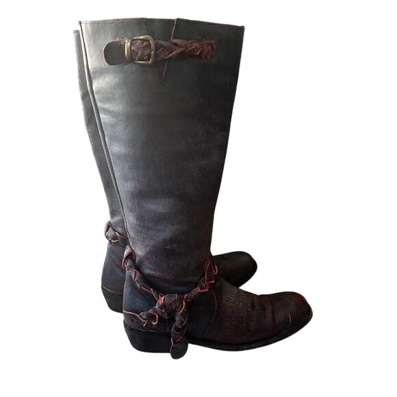 Bed Stu Leather Tall Boots Women’s 8 - Picture 1 of 13